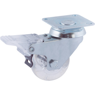 Rueda Cliper Transparente 40KG 2