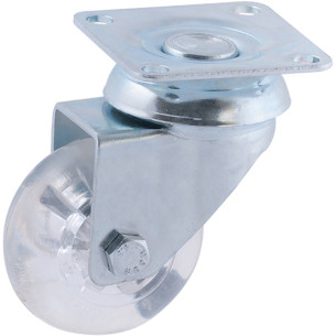 Rueda Cliper Transparente 40KG