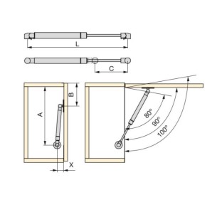 Pistón para puertas... 2