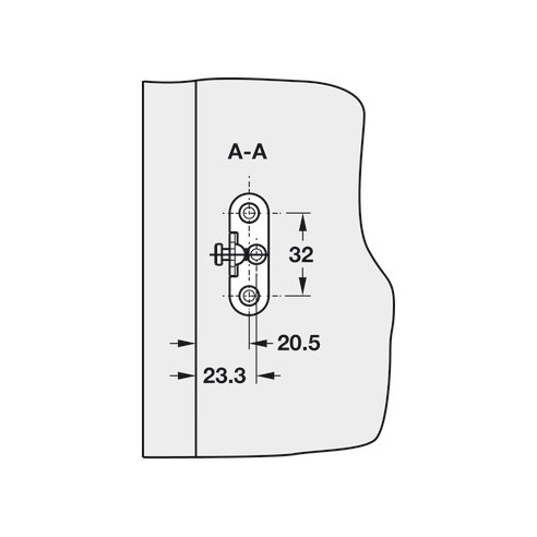 Herraje basculante, Flap-Ex, con...