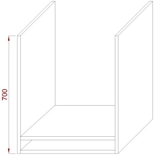 Módulo Horno doble de 70
