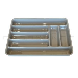 Cajón Europa Cubertero Gris