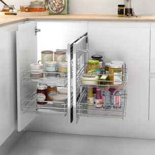 Bastidor extraíble rinconero