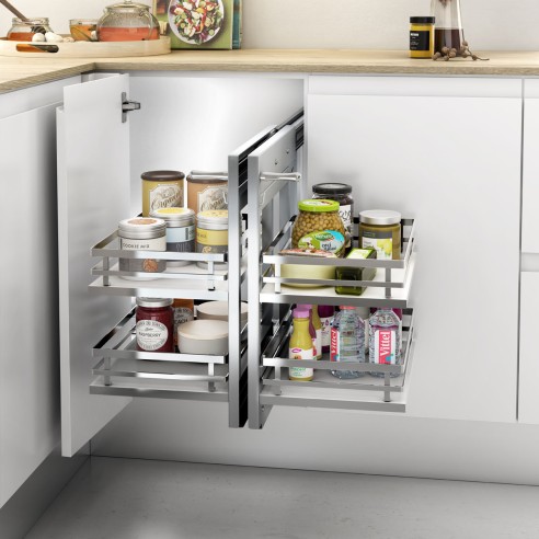 Bastidor extraíble rinconero