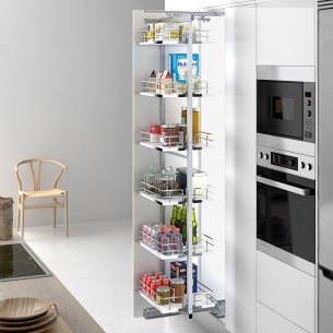 Columna extraíble rotatoria