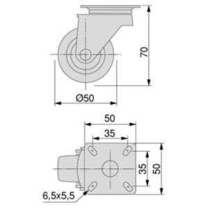 Juego de ruedas Black 35KG 2