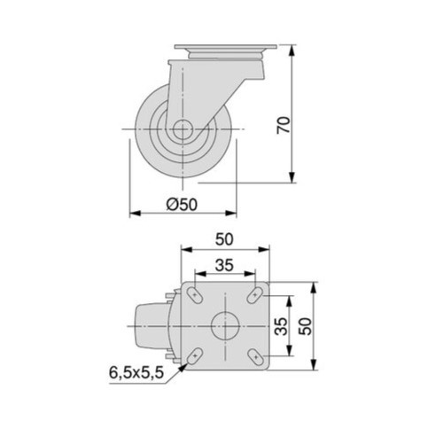 Juego de ruedas Black 35KG